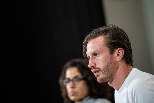 Gustav Svensson of the Swedish national football team