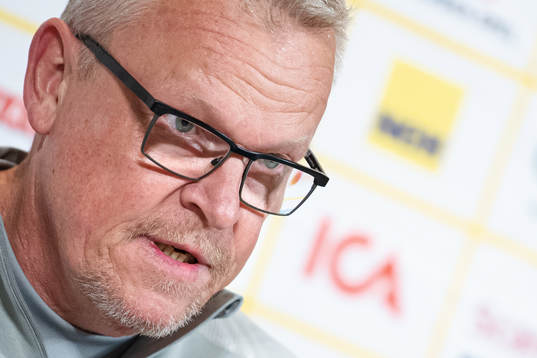 Head coach Janne Andersson of the Swedish national football