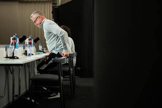 Head coach Janne Andersson of the Swedish national football