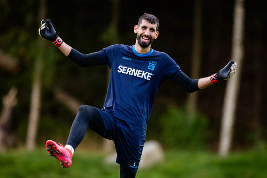 IFK Göteborgs målvakt Ioannis Anestis jublar