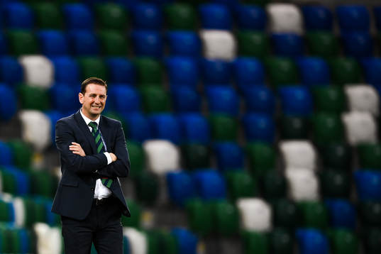 Head coach Ian Baraclough of Northern Ireland