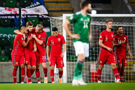 Haitam Aleesami, Alexander Sørloth, Erling Braut Haaland