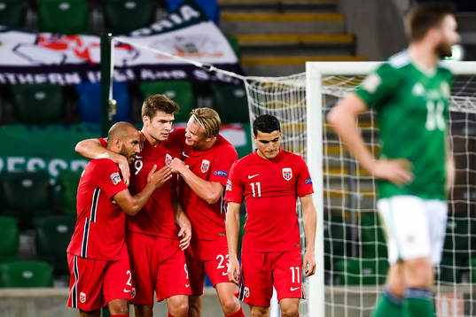 Haitam Aleesami, Alexander Sørloth, Erling Braut Haaland