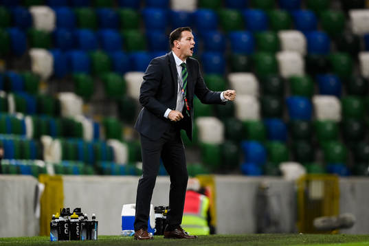 Head coach Ian Baraclough of Northern Ireland