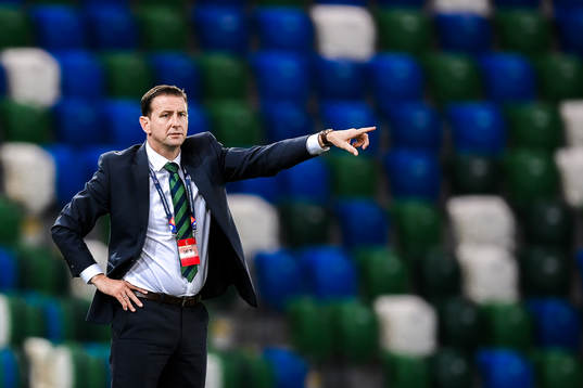 Head coach Ian Baraclough of Northern Ireland