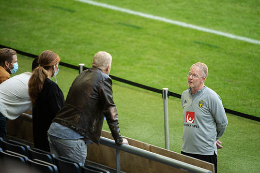Lasse Jacobsson, scout for the Swedish national football
