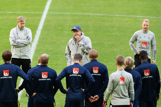 Head coach Janne Andersson of the Swedish national football