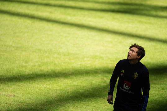 Victor Nilsson Lindelöf of the Swedish national football