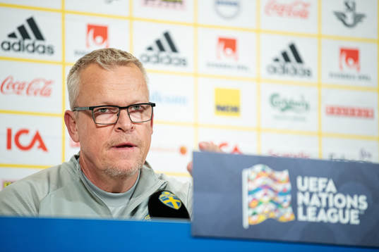 Head coach Janne Andersson of the Swedish national football