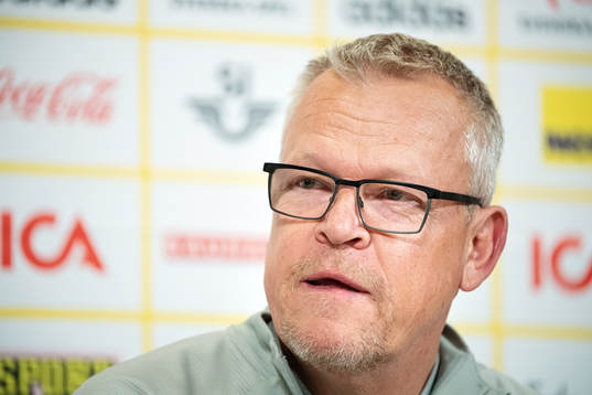 Head coach Janne Andersson of the Swedish national football