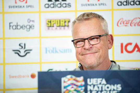 Head coach Janne Andersson of the Swedish national football