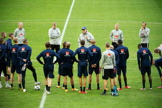 Head coach Janne Andersson of the Swedish national football