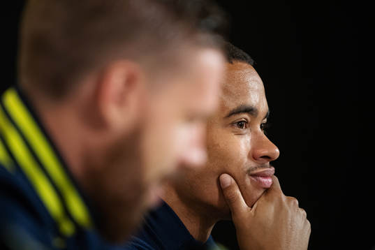 Robin Quaison of the Swedish national football team