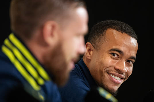 Robin Quaison of the Swedish national football team