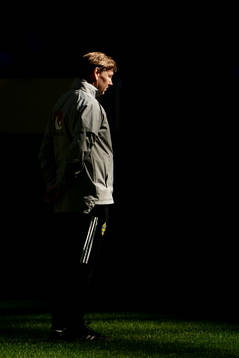 Assistant coach Peter Wettergren of the Swedish national
