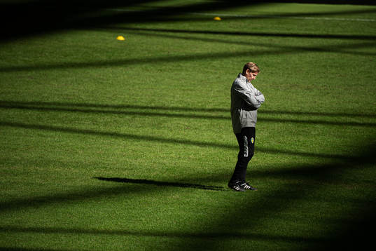 Assistant coach Peter Wettergren of the Swedish national