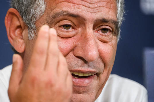 Head coach Fernando Santos of the Portuguese national