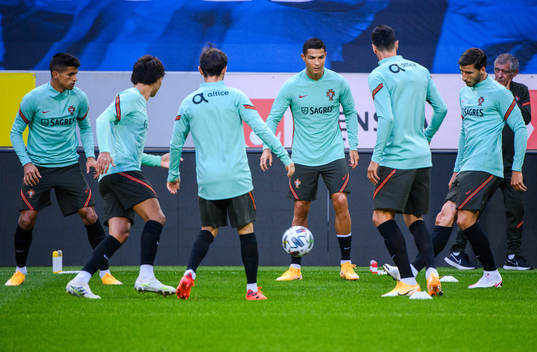 Cristiano Ronaldo of the Portuguese national football team