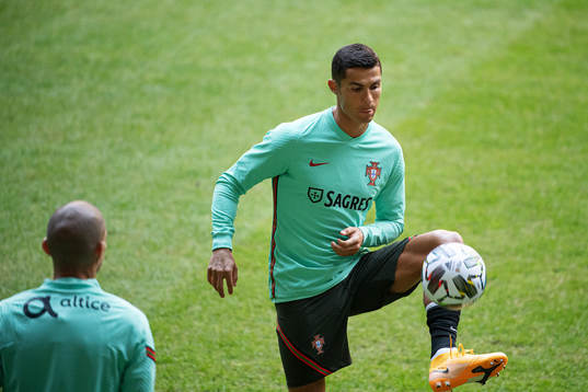 Cristiano Ronaldo of the Portuguese national football team