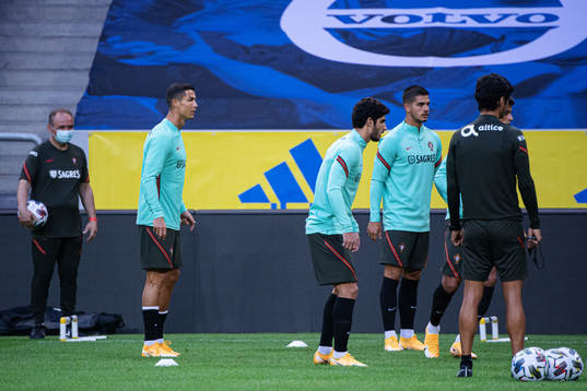 Cristiano Ronaldo of the Portuguese national football team