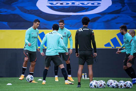 Cristiano Ronaldo of the Portuguese national football team