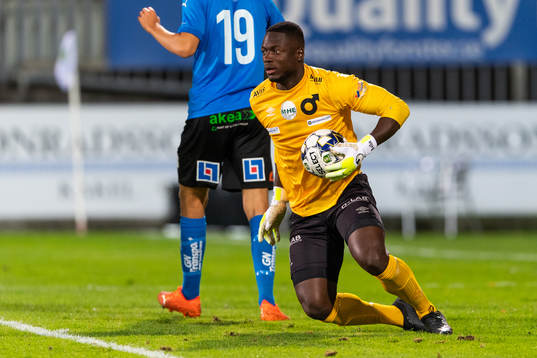 Degerfors målvakt Ismael Diawara