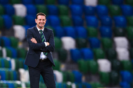 Head coach Ian Baraclough of Northern Ireland
