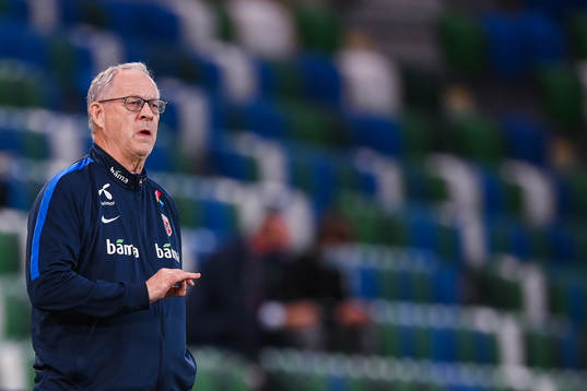 Lars Lagerbäck, head coach of Norway
