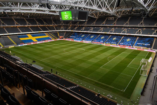 General view over Friends Arena