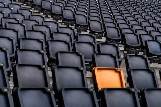 Empty seats at Friends Arena