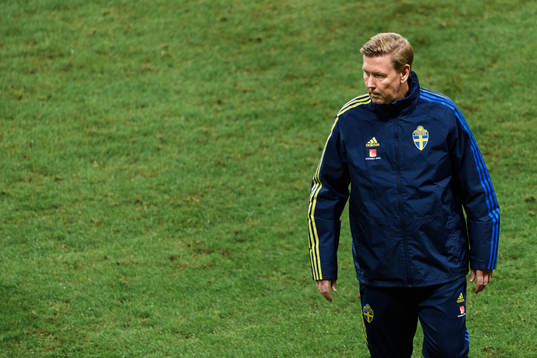 Assistant coach Peter Wettergren of Sweden