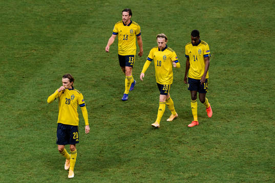 Kristoffer Olsson, Gustav Svensson, Emil Forsberg and