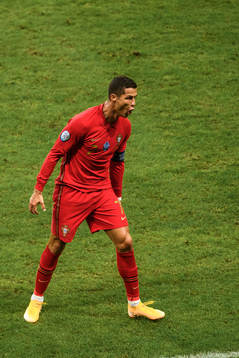 Cristiano Ronaldo of Portugal celebrates