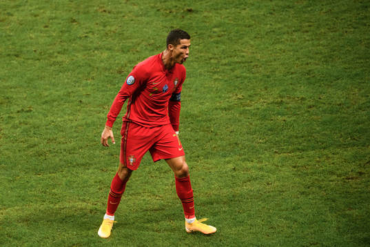Cristiano Ronaldo of Portugal celebrates