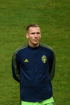 Goalkeeper Robin Olsen of Sweden