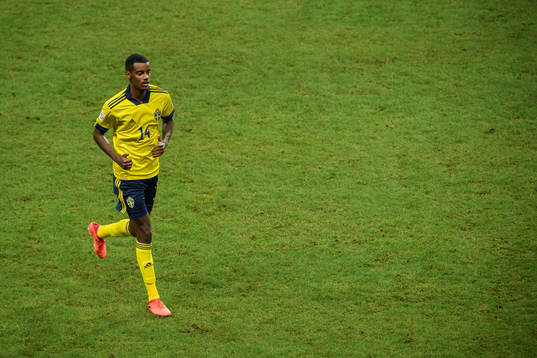 Alexander Isak of Sweden