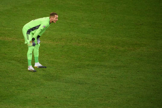 Goalkeeper Robin Olsen of Sweden