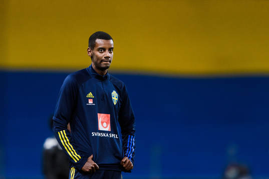 Alexander Isak of Sweden