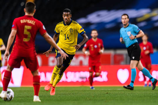 Alexander Isak of Sweden