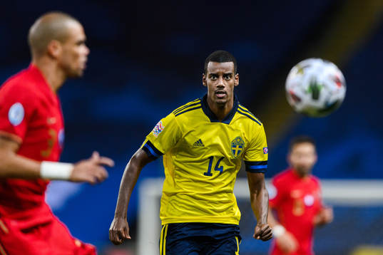 Alexander Isak of Sweden