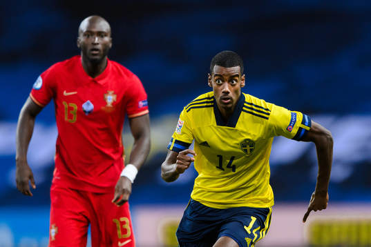 Alexander Isak of Sweden