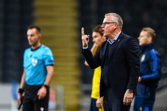 Head coach Janne Andersson of Sweden
