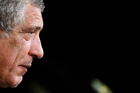 Head coach Fernando Santos of Portugal at a press conference