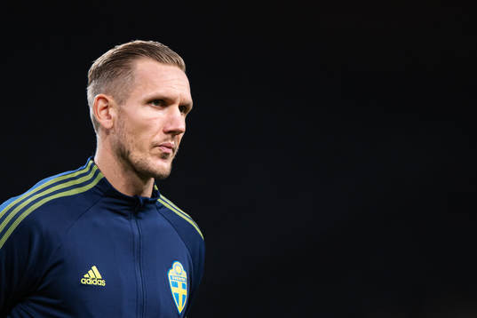 Goalkeeper Robin Olsen of Sweden