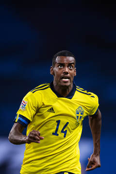 Alexander Isak of Sweden