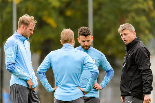 Ola Toivonen, Erdal Rakip och tränare Jon Dahl Tomasson