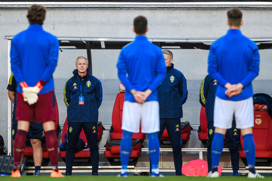 Head coach Roland Nilsson of Sweden