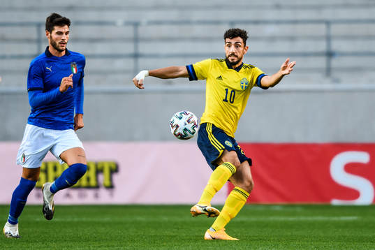 Marco Carraro of Italy and Daleho Irandust of Sweden