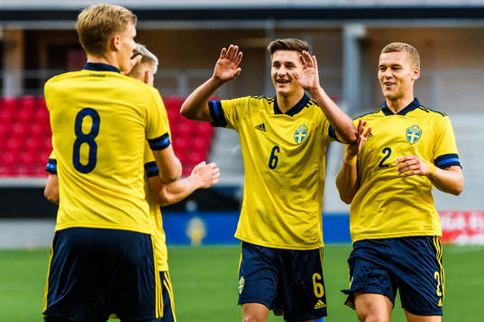 Svante Ingelsson , Leo Bengtsson and Felix Beijmo of Sweden