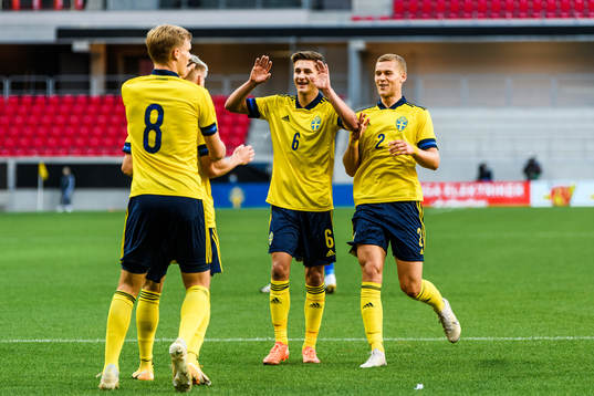 Svante Ingelsson , Leo Bengtsson and Felix Beijmo of Sweden